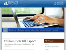Tablet Screenshot of espace-ffv.se